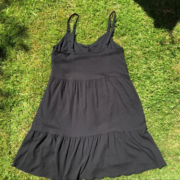 Gap Crinkle Gauze Button-Front Tiered Dress Petite XS - Picture 4 of 7